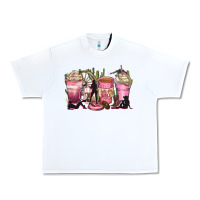 White let's go girls coffee cups Urban Heavy Tee - Zillion Design Studio