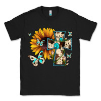 Black cross with sunflower Classic Tee - JahusDesignShop