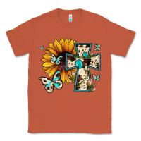 Copper cross with sunflower Classic Tee - JahusDesignShop