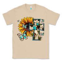 Mushroom cross with sunflower Classic Tee - JahusDesignShop