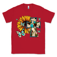 Red cross with sunflower Classic Tee - JahusDesignShop