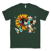Sports Green cross with sunflower Classic Tee - JahusDesignShop