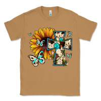 Toasted Coconut cross with sunflower Classic Tee - JahusDesignShop