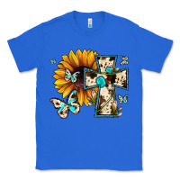 True Royal cross with sunflower Classic Tee - JahusDesignShop