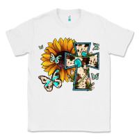 White cross with sunflower Classic Tee - JahusDesignShop