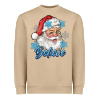 Mushroom santa blue believe Heavyweight Sweatshirt - RanaPortraitStore