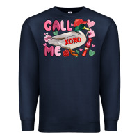 Navy call me valentine mallard duck Premium Sweatshirt - MaliasSmallBusiness