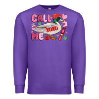 Purple call me valentine mallard duck Premium Sweatshirt - MaliasSmallBusiness