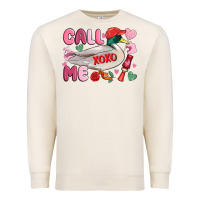 Sandshell call me valentine mallard duck Premium Sweatshirt - MaliasSmallBusiness