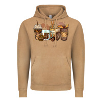Vintage Camel leopard coffee cups Vintage Hoodie - Zillion Design Studio