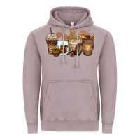 Vintage Zinc leopard coffee cups Vintage Hoodie - Zillion Design Studio
