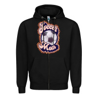 Black soccer mom Zipper Hoodie - JahusDesignShop