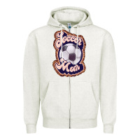 Oatmeal Heather soccer mom Zipper Hoodie - JahusDesignShop