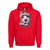 Red soccer mom Zipper Hoodie - JahusDesignShop