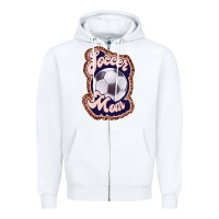 White soccer mom Zipper Hoodie - JahusDesignShop