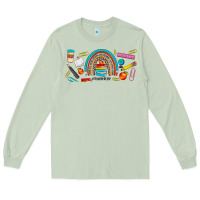 Matcha teacher life rainbow frosted Long Sleeve Tee - JahusDesignShop
