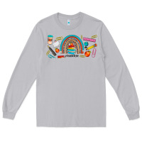 Moon Dust teacher life rainbow frosted Long Sleeve Tee - JahusDesignShop