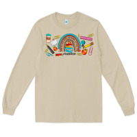 Mushroom teacher life rainbow frosted Long Sleeve Tee - JahusDesignShop