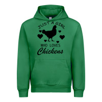 Emerald Just A Girl Who Love Chickens Urban Hoodie - Bettercallsaul