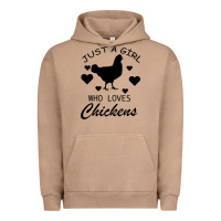 Pigment Burro Just A Girl Who Love Chickens Urban Hoodie - Bettercallsaul