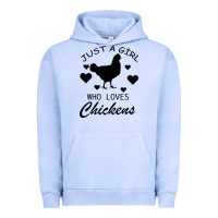 Pigment Grape Ice Just A Girl Who Love Chickens Urban Hoodie - Bettercallsaul