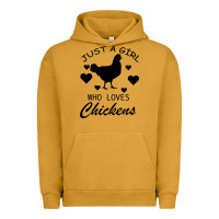 Pigment Peanut Butter Just A Girl Who Love Chickens Urban Hoodie - Bettercallsaul