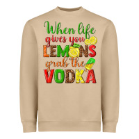 Mushroom when life gives you lemons grab the vodka Heavyweight Sweatshirt - texasbilliewilder