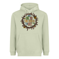 Matcha when he was one the cross i was one his mind Heavyweight Hoodie - MaliasSmallBusiness