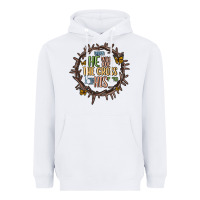 White when he was one the cross i was one his mind Heavyweight Hoodie - MaliasSmallBusiness