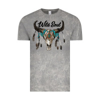 Cloud Rock wild soul boho skull Vintage Tee - RanaPortraitStore