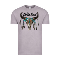 Vintage Zinc wild soul boho skull Vintage Tee - RanaPortraitStore