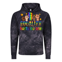 Cloud Black equality hurts no one with fists Vintage Hoodie - texasbilliewilder