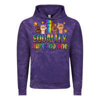 Cloud Purple equality hurts no one with fists Vintage Hoodie - texasbilliewilder