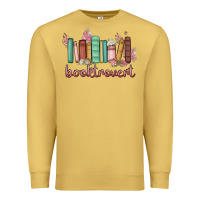 Antique Gold booktrovert Premium Sweatshirt - MaliasSmallBusiness