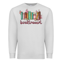 Dove Grey booktrovert Premium Sweatshirt - MaliasSmallBusiness