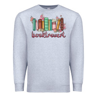 Heather Grey booktrovert Premium Sweatshirt - MaliasSmallBusiness