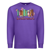 Purple booktrovert Premium Sweatshirt - MaliasSmallBusiness