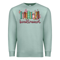 Seafoam booktrovert Premium Sweatshirt - MaliasSmallBusiness