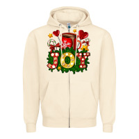 Sandshell christmas joy coffee and candies Zipper Hoodie - AdoDesignShop