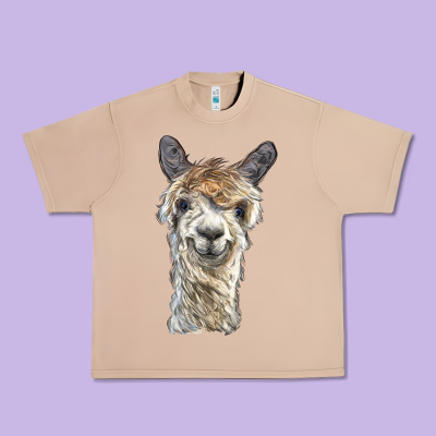Alpaca Urban Heavy Tee Designed By Barkaloodesign