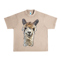 French Oak alpaca Urban Heavy Tee - BarkalooDesign