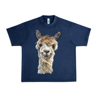 Navy alpaca Urban Heavy Tee - BarkalooDesign