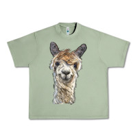 Oil Green alpaca Urban Heavy Tee - BarkalooDesign