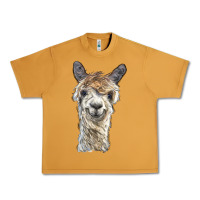 Peanut Butter alpaca Urban Heavy Tee - BarkalooDesign
