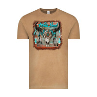 Vintage Camel wild soul boho skull with background Vintage Tee - RanaPortraitStore