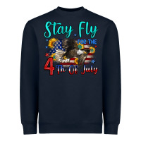 Navy stay fly for the 4 th of july Heavyweight Sweatshirt - Zillion Design Studio