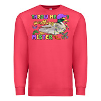 Cardinal throw me something mister mardi gras duck Premium Sweatshirt - MaliasSmallBusiness
