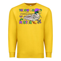 Lemon throw me something mister mardi gras duck Premium Sweatshirt - MaliasSmallBusiness