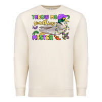 Sandshell throw me something mister mardi gras duck Premium Sweatshirt - MaliasSmallBusiness