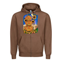 Chestnut pumpkin sunflower Zipper Hoodie - JahusDesignShop